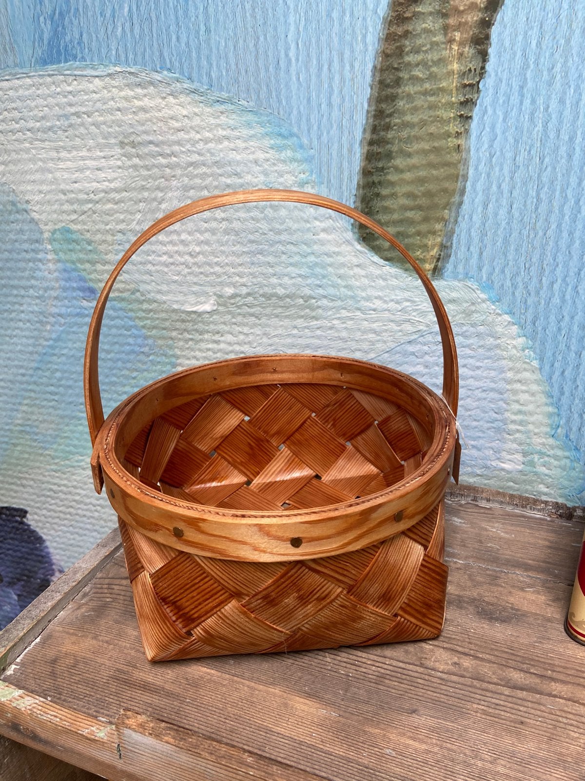 Vintage ‘80 Ikea Gullkulla houten mand Unieke vondst, Ophalen of Verzenden
