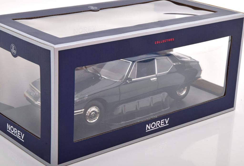 Citroen SM 1972 Orient blauw schaal 1/18 NOREV ref. 181732, Verzenden, Nieuw, Auto, Norev