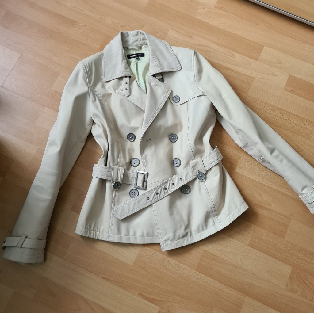 ARMA leren jas maat 38, Ophalen of Verzenden, Gedragen, Maat 38/40 (M), Beige