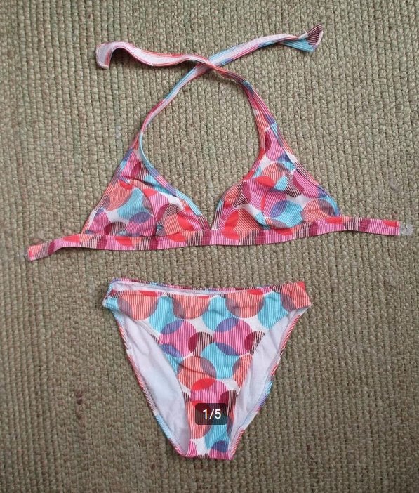 Bikini met pastel print, maat S/XS, Oosterveldweg 15, 7274 DZ, Nieuw, Bikini, Stichting Angel's Choice