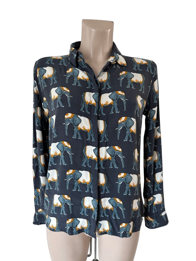 Fabienne Chapot blouse S, Kleding | Dames, Ophalen of Verzenden, Zo goed als nieuw, Groen