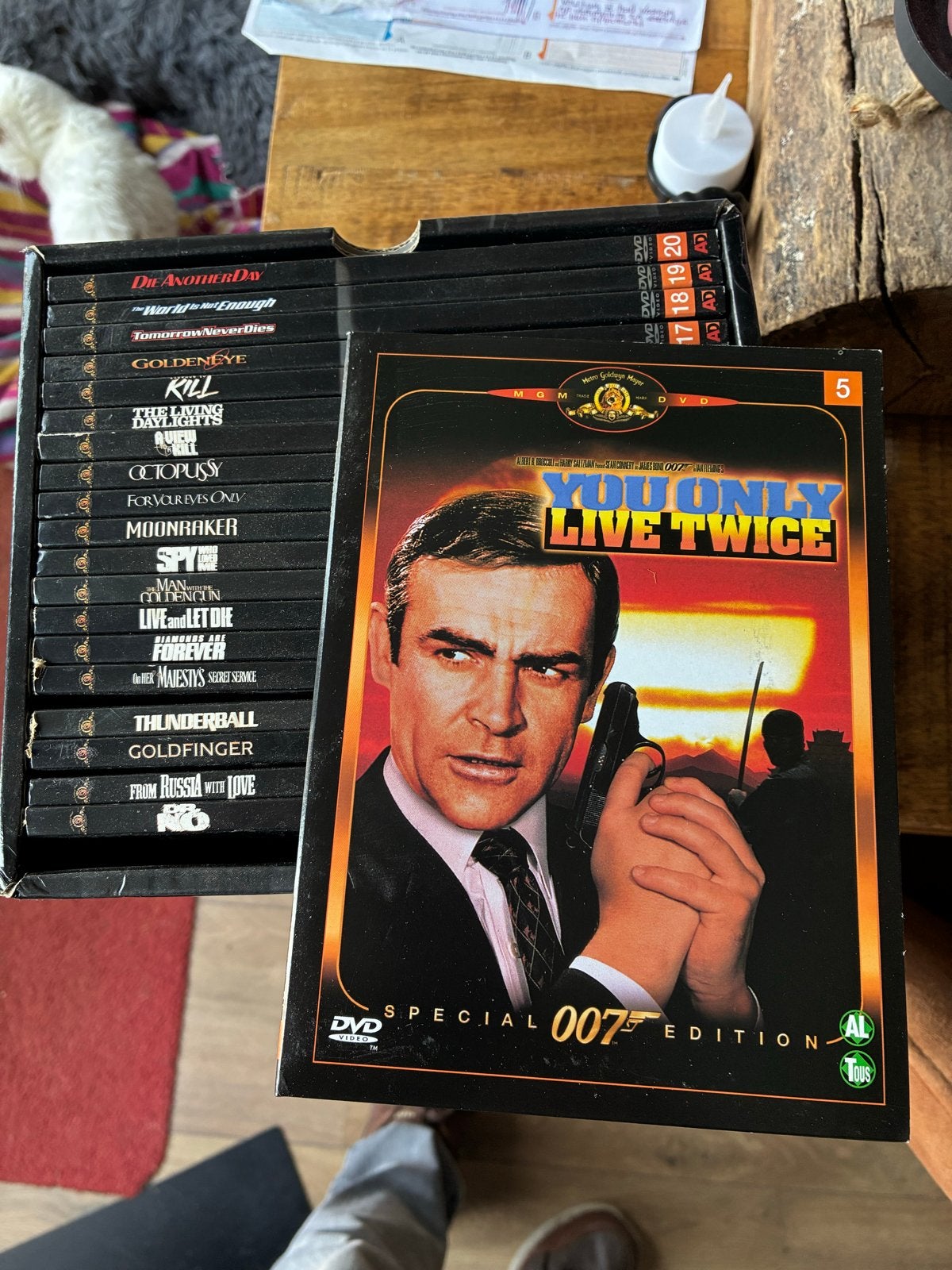 James Bond DVD Boxset - 20 films, Cd's en Dvd's, Nederlands, Actie, Ophalen of Verzenden, Vanaf 12 jaar