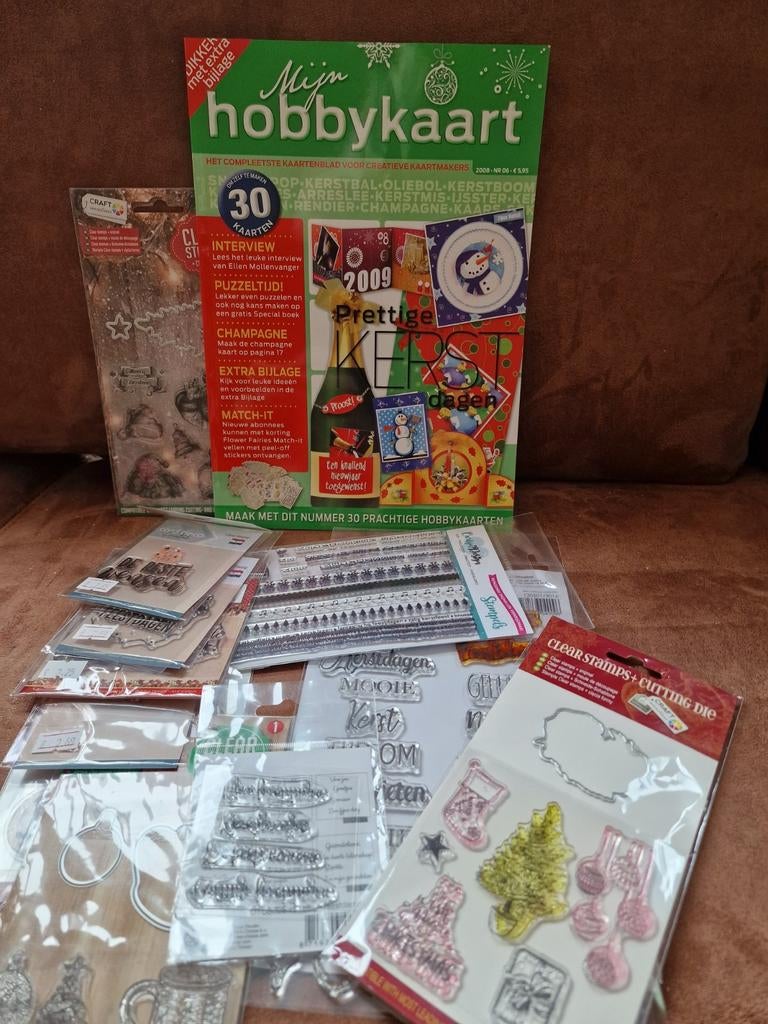 Mijn hobbykaart met stamps, Ophalen of Verzenden