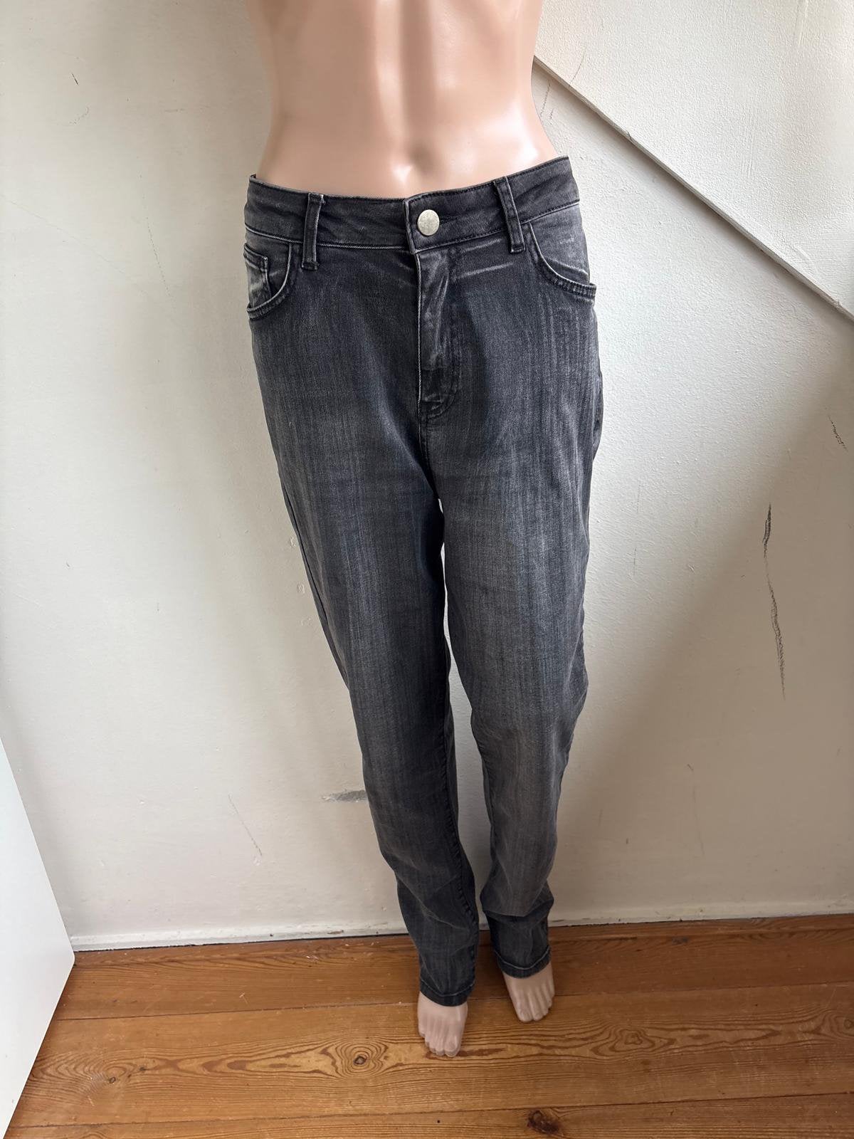 Yoek spijkerbroek jeans maat 44 zwart grijs, Ophalen of Verzenden, Zo goed als nieuw, Zwart, W33 - W36 (confectie 42/44)