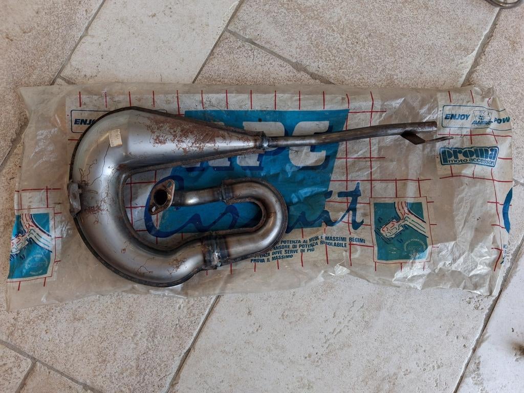 Proma intruder expansie uitlaat vespa ciao 80cc, Fietsen en Brommers, Ophalen of Verzenden, Uitlaat