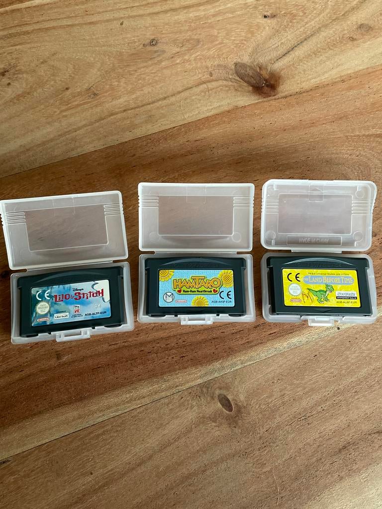 Gameboy Advance games Lilo & Stitch, Hamtaro, Land Before Ti, Spelcomputers en Games, Gebruikt, Overige genres, 1 speler, Ophalen of Verzenden