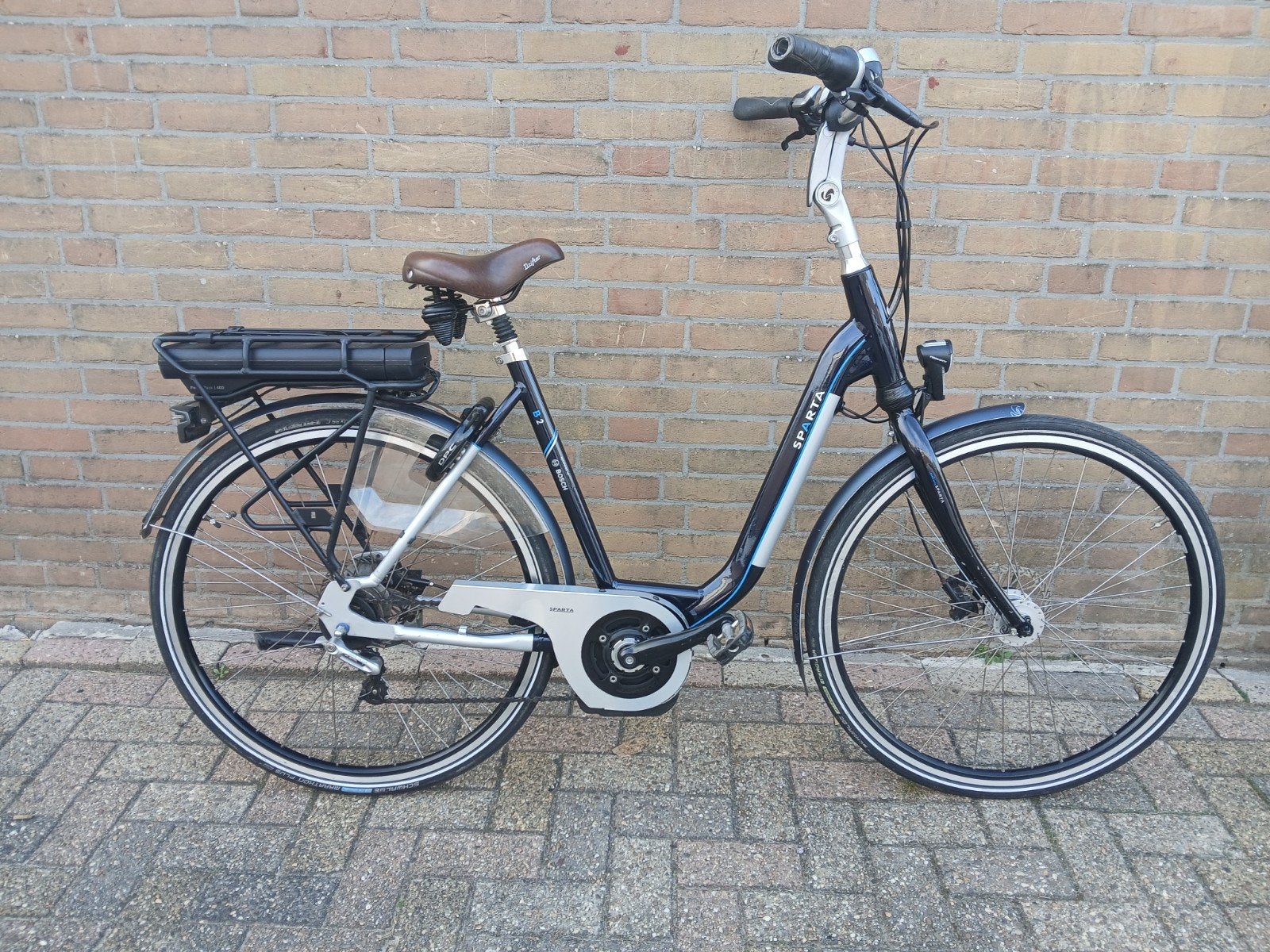 Sparta B2 elektrische damesfiets – Bosch – 7 versnellingen –, Fietsen en Brommers, Ophalen, Sparta, Gebruikt, Versnellingen