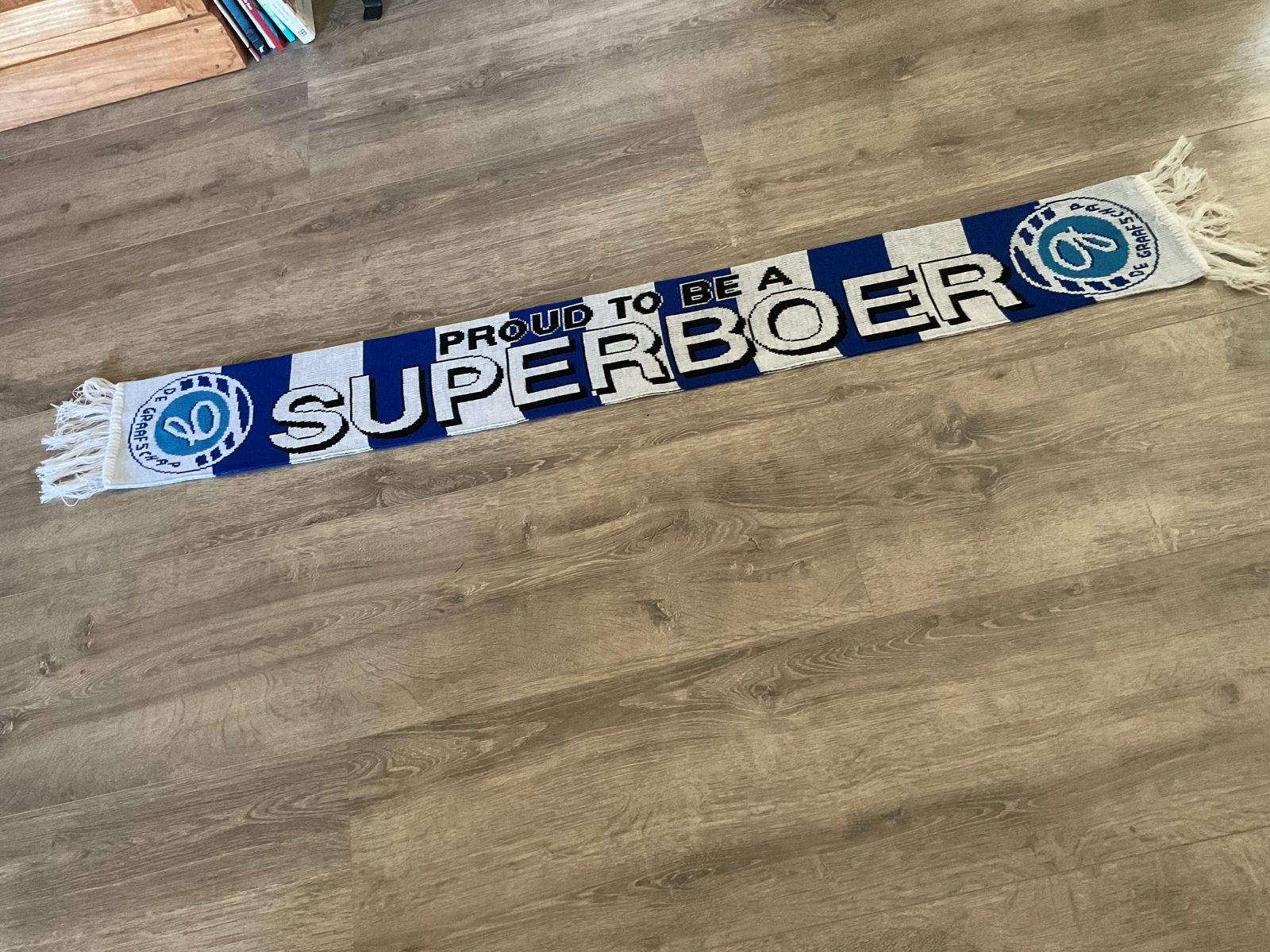 De Graafschap Sjaal - Proud to be a Superboer, Ophalen of Verzenden, Zo goed als nieuw, Overige maten, Sjaal