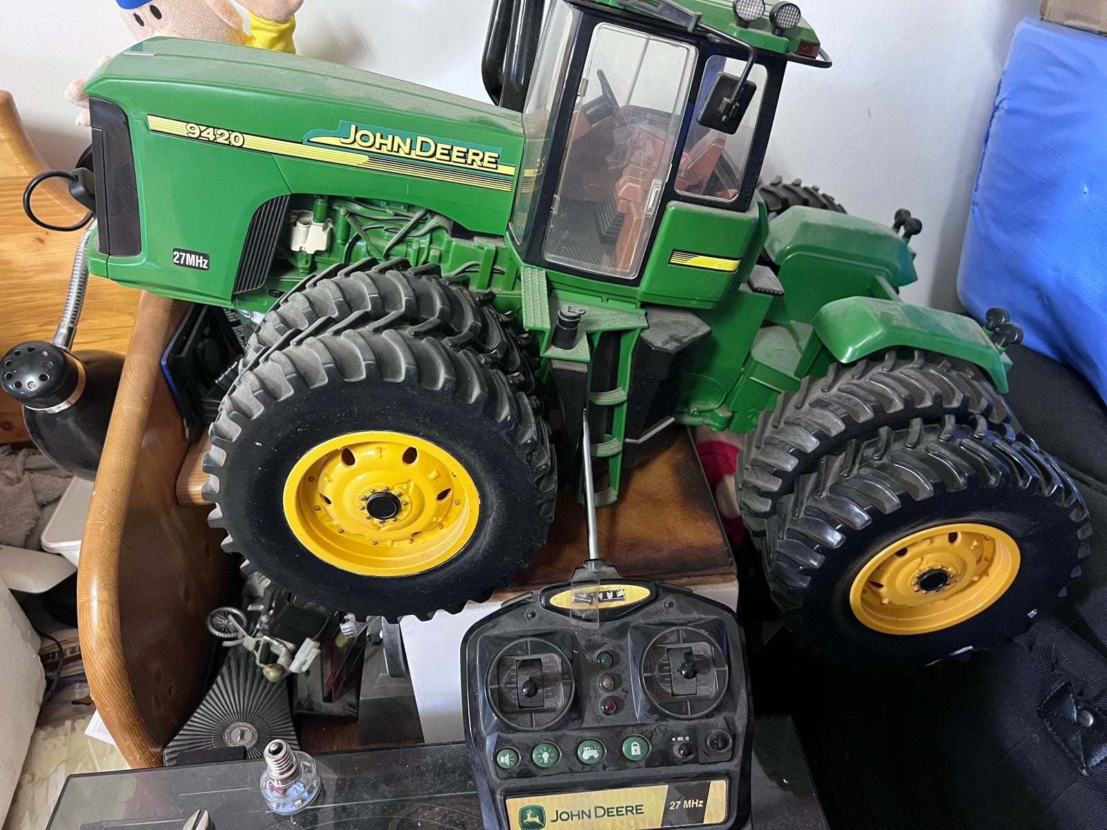 Amerikaans RC Model Tractor John Deere 9420 - Storing, Ophalen of Verzenden, Gebruikt, Overige schalen, Elektro