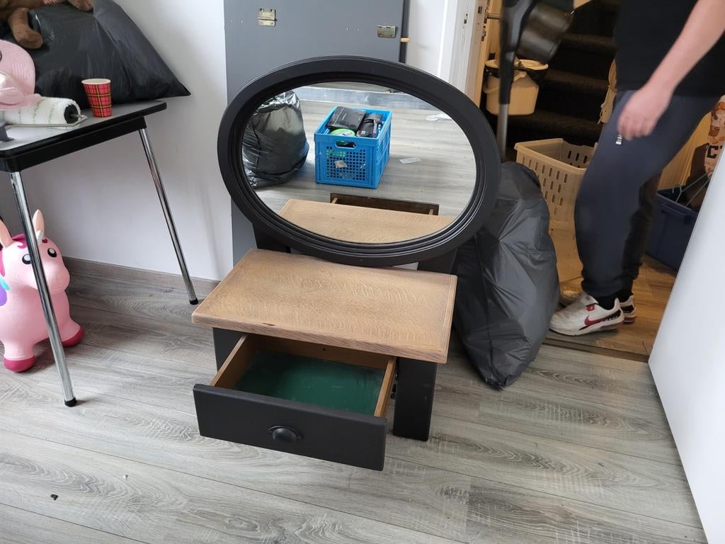 Mini kaptafel in goede staat, Ophalen, Zo goed als nieuw, Minder dan 100 cm, Rechthoekig