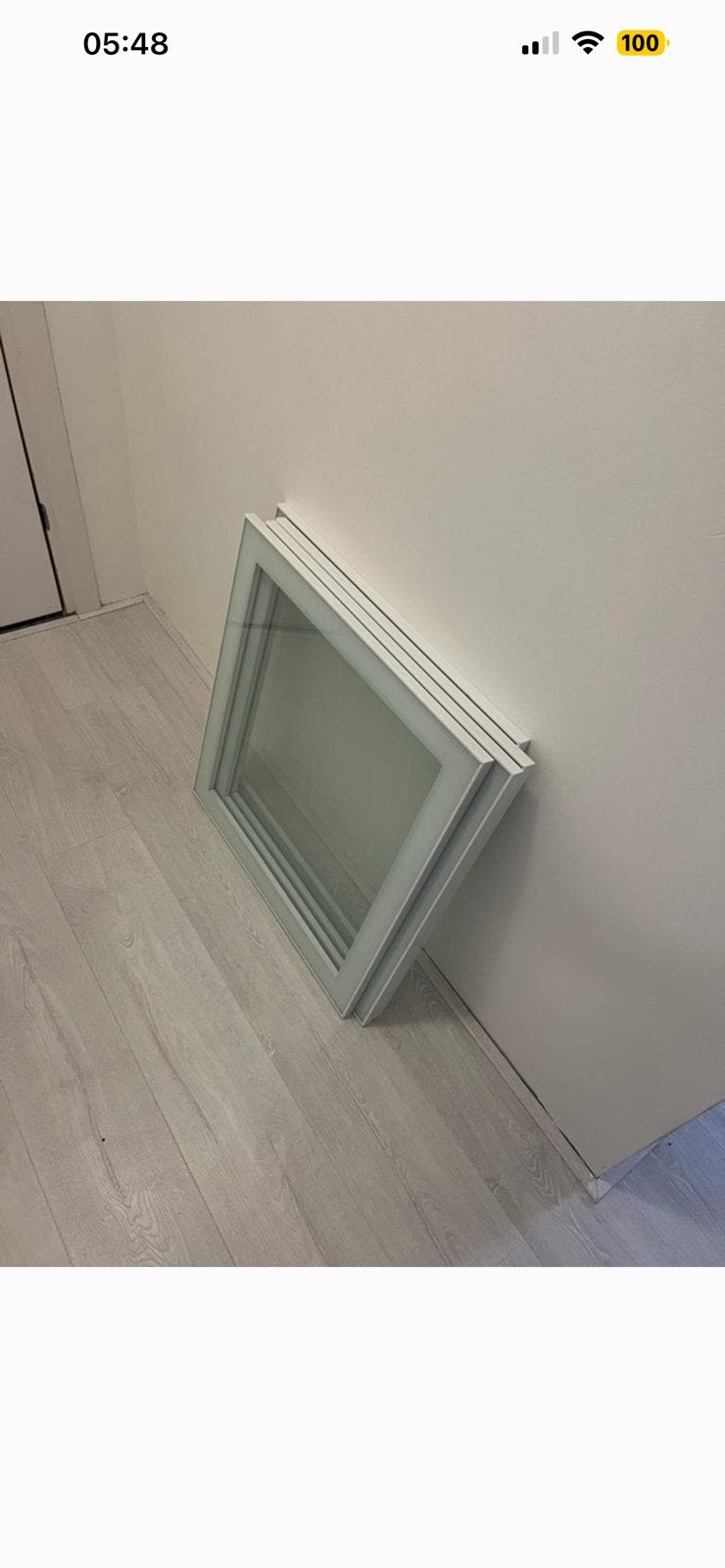 IKEA GLASSVIK vitrinedeur, Ophalen, 50 tot 100 cm, Minder dan 100 cm, 25 tot 50 cm