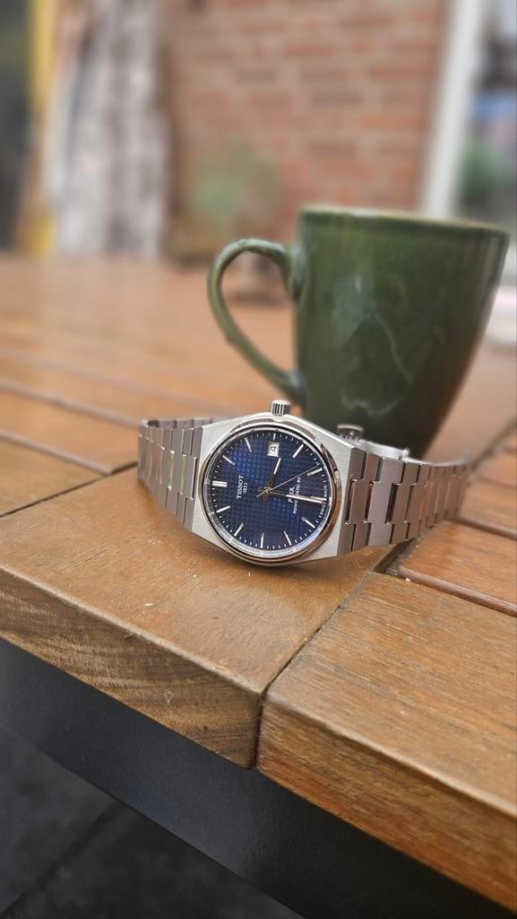 Tissot PRX 38mm titanium, Sieraden, Tassen en Uiterlijk, Overige merken, Overige materialen, Polshorloge, Overige materialen