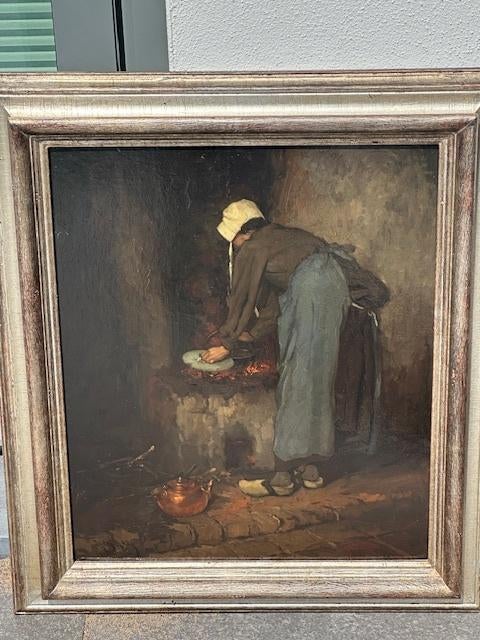 Twee werken van Dorus (Theodorus Johannes Arts) Interieurs, Ophalen of Verzenden
