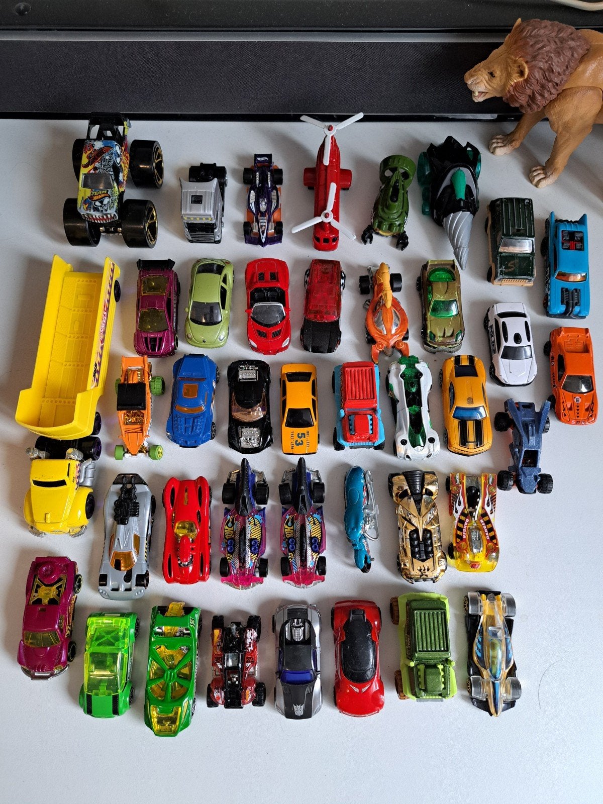 Grote Hot Wheels Set: Auto's, Baanstukken & Gebouwen, Ophalen of Verzenden