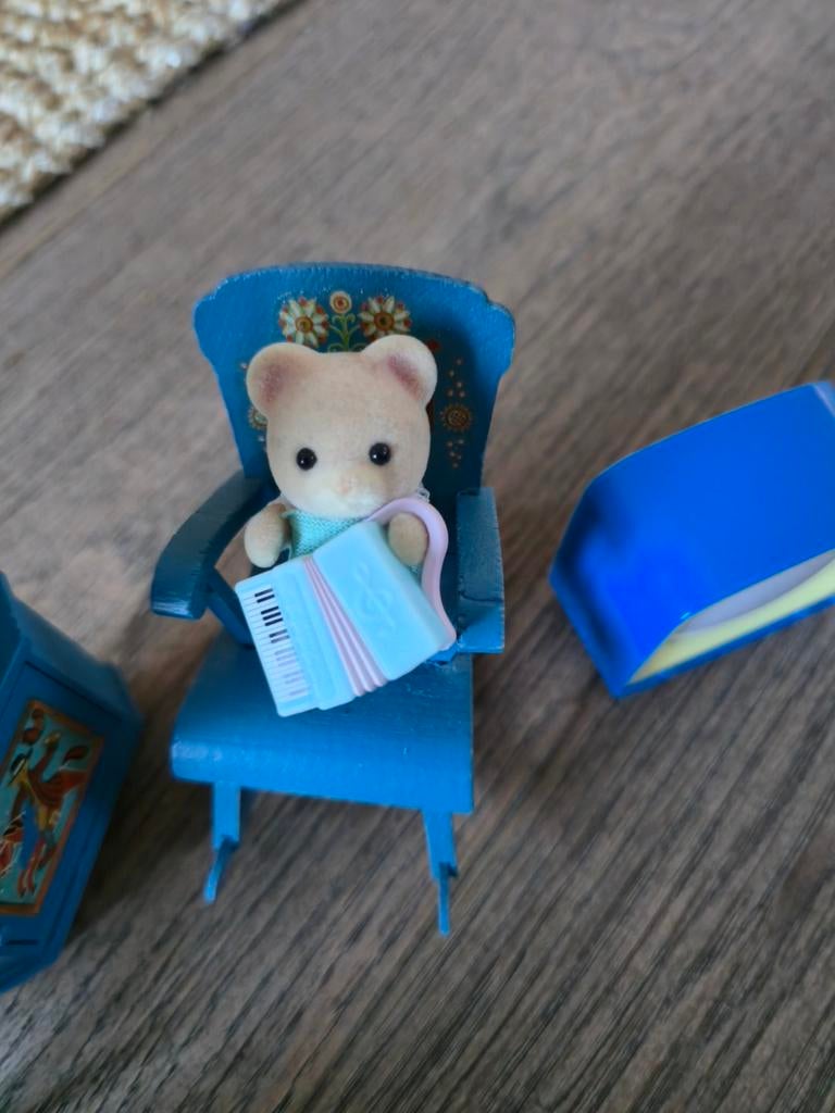 Sylvanian Families meubels en beer, Ophalen of Verzenden, Gebruikt, Jongen of Meisje
