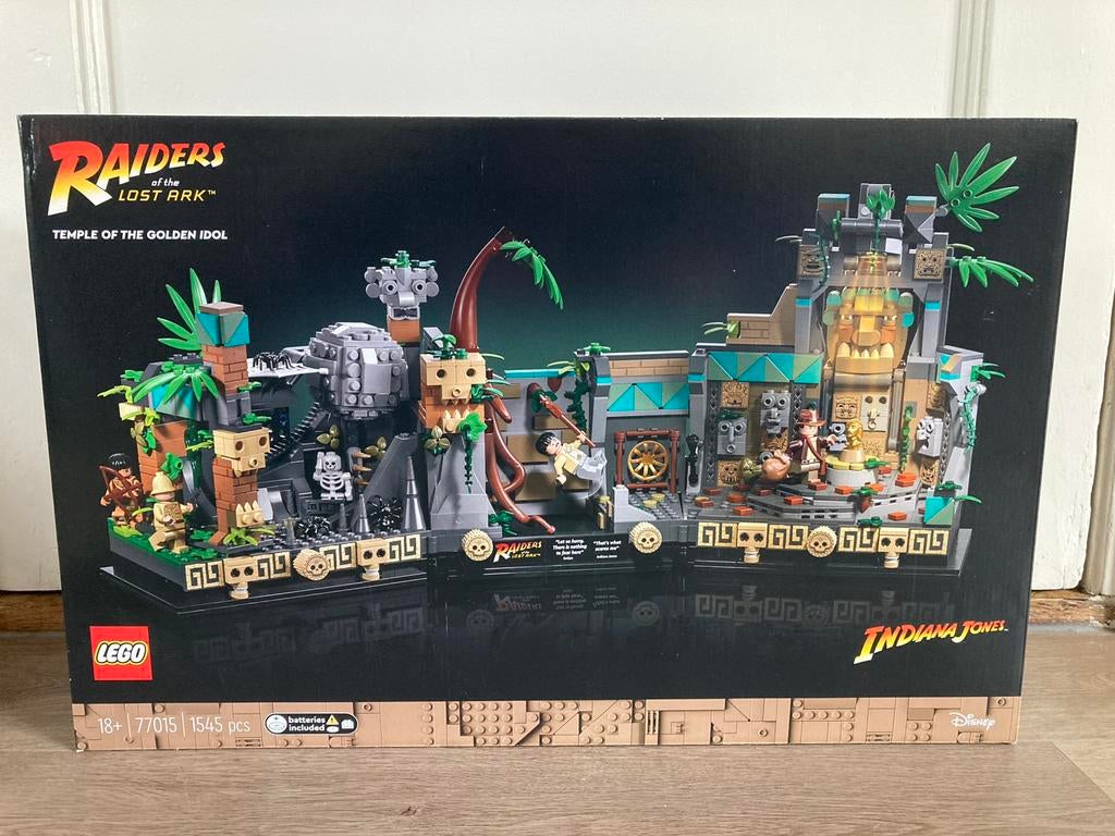 Lego indiana jones 77015 temple of the golden idol nieuw, Overige thema's, Lego, Nieuw, Ophalen of Verzenden