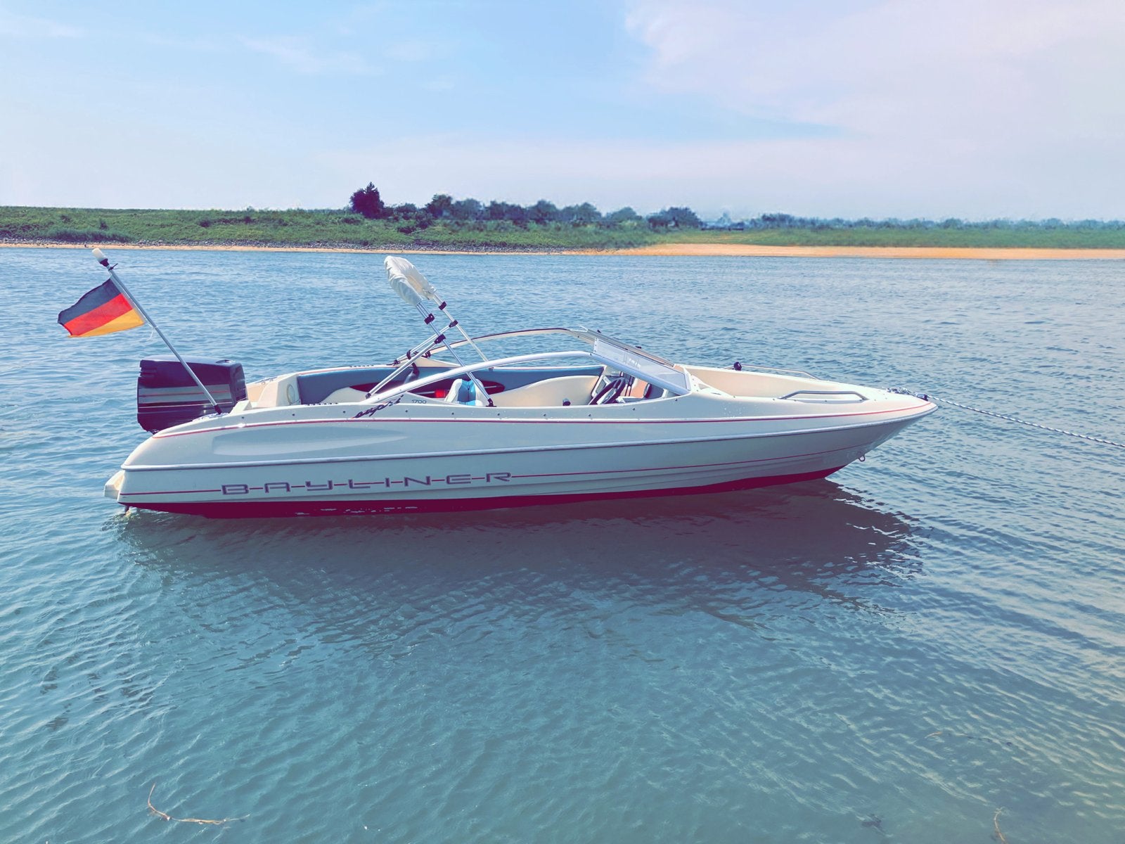 Bayliner capri 1700 bowrider, Ophalen, Zo goed als nieuw, Bayliner