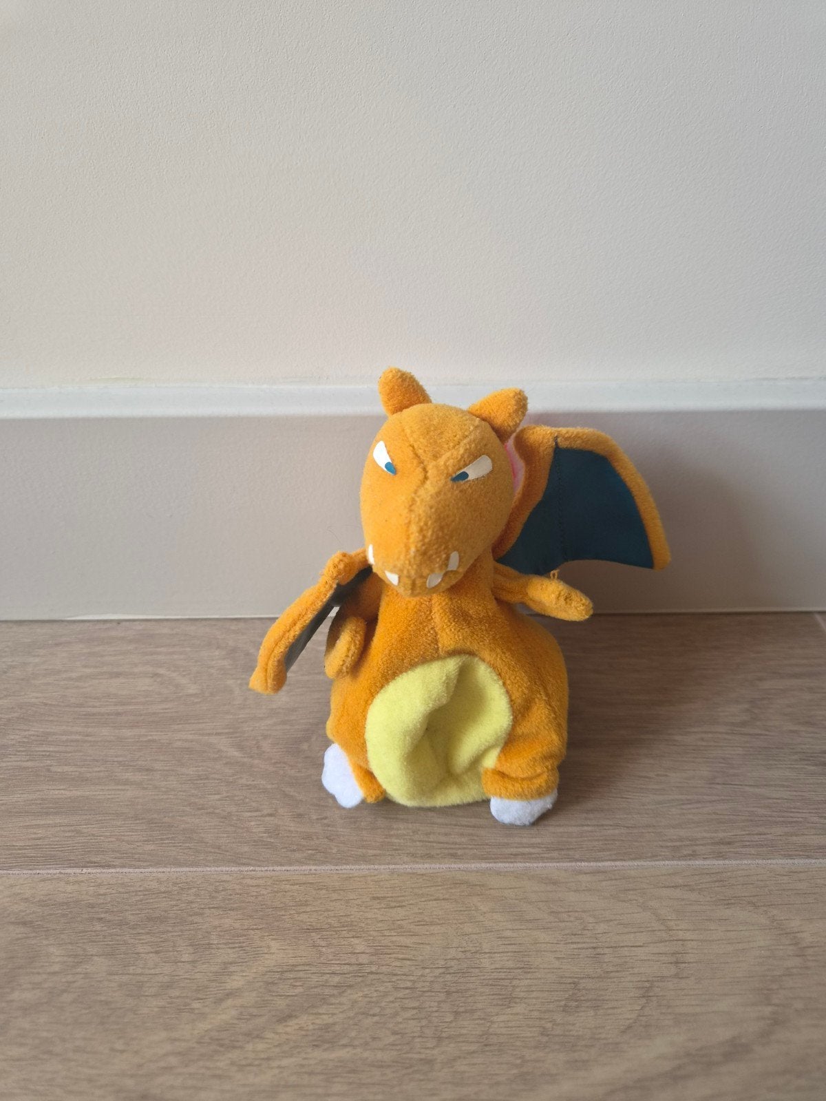 Vintage Pokémon Charizard Hasbro Beanie Bag Knuffel, Oranje, Gebruikt, Overige merken, Overige typen
