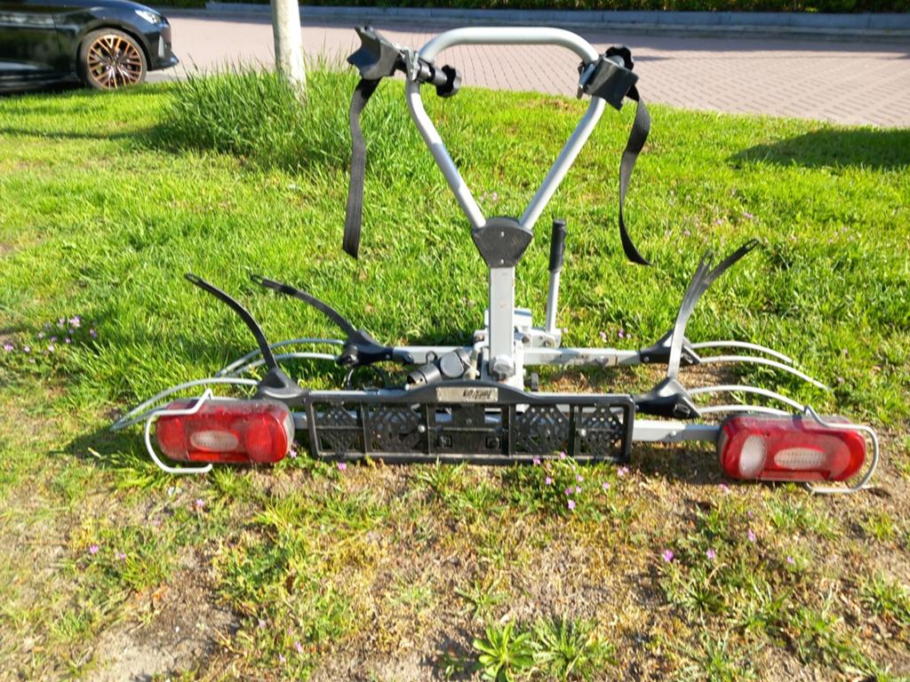 Pro User fietsendrager voor 2 elektrische fietsen, Auto diversen, Fietsendragers, Ophalen, Gebruikt, 2 fietsen, Trekhaakdrager