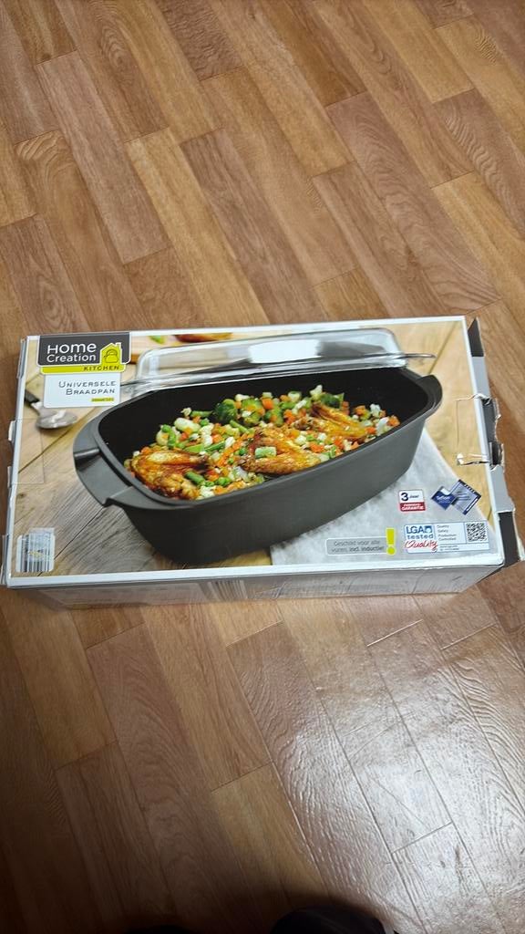 Universele braadpan, Ophalen, Nieuw, Gietijzer, Koekenpan of Braadpan