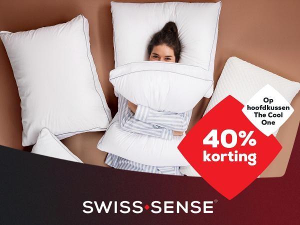 Swiss Sense hoofdkussen The Cool One 40% extra kortingsvouch, Eén persoon, Kortingsbon