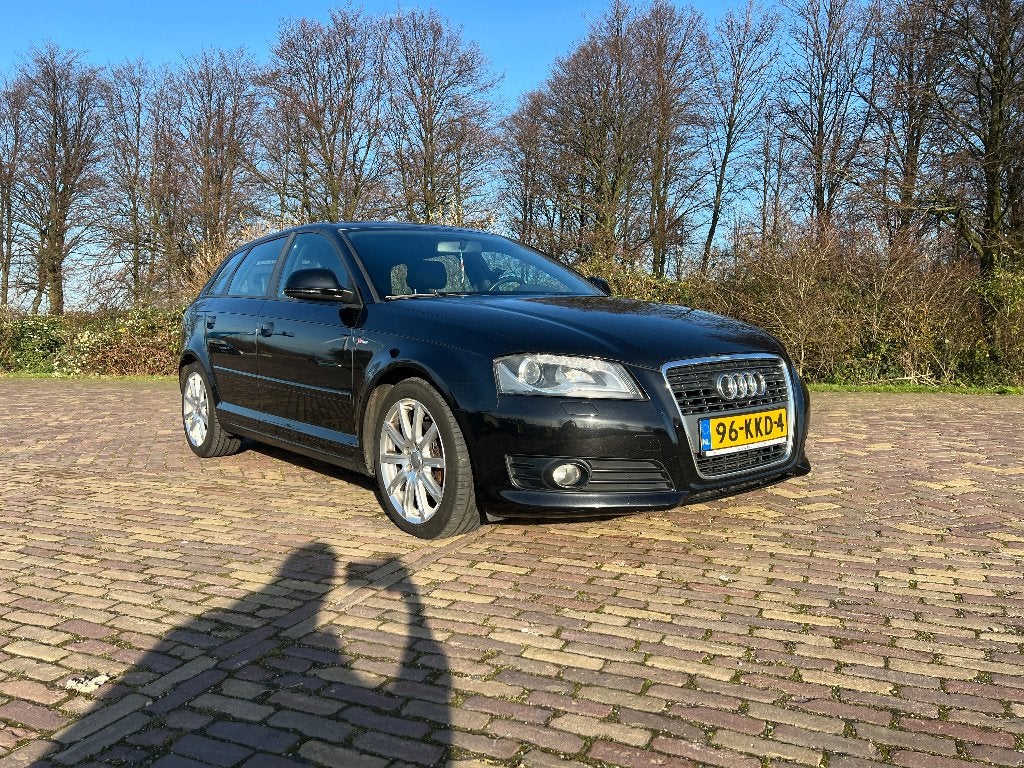 Audi A3 1.4 Tfsi Sportback S-tronic 2010 Automaat, Euro 5, 125 pk, Zwart, 4 cilinders