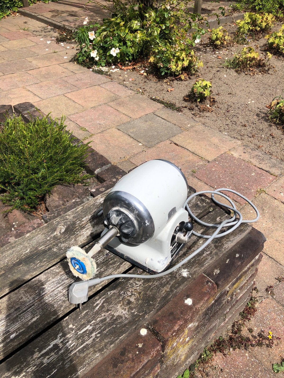 Professionele polijstmachine met accessoires, Ophalen