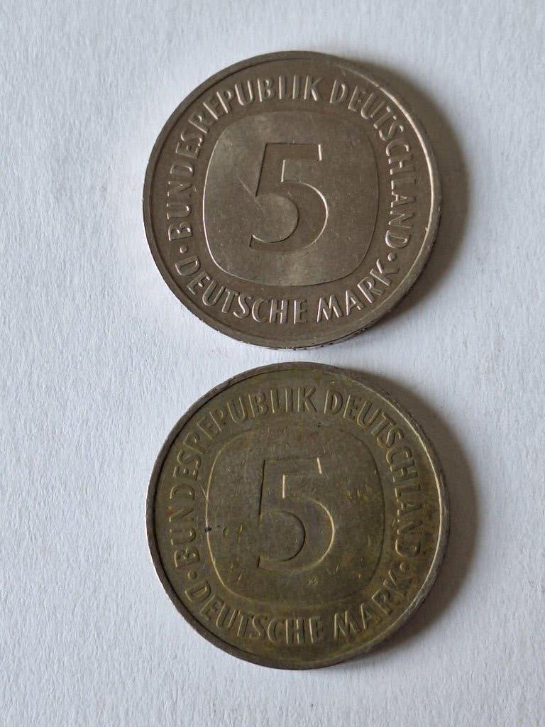 54 munten Duitsland/BRD 1950-1994, Ophalen of Verzenden, Duitsland, Losse munt