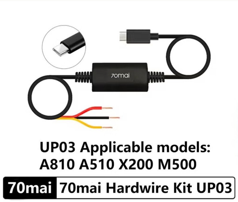 70mai UP03 hardwire kit (nieuw!), Auto diversen, Dashcams, Verzenden, Nieuw