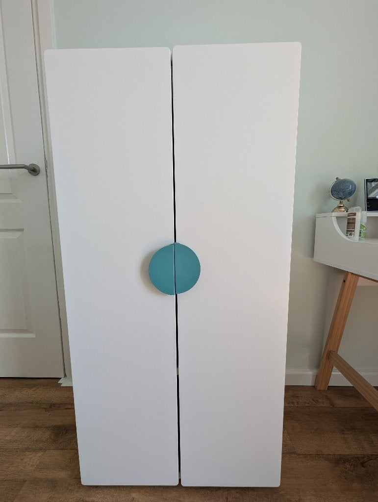 IKEA Småstad kledingkast wit 120x60 cm, Ophalen, Gebruikt, 105 cm of meer, Minder dan 50 cm
