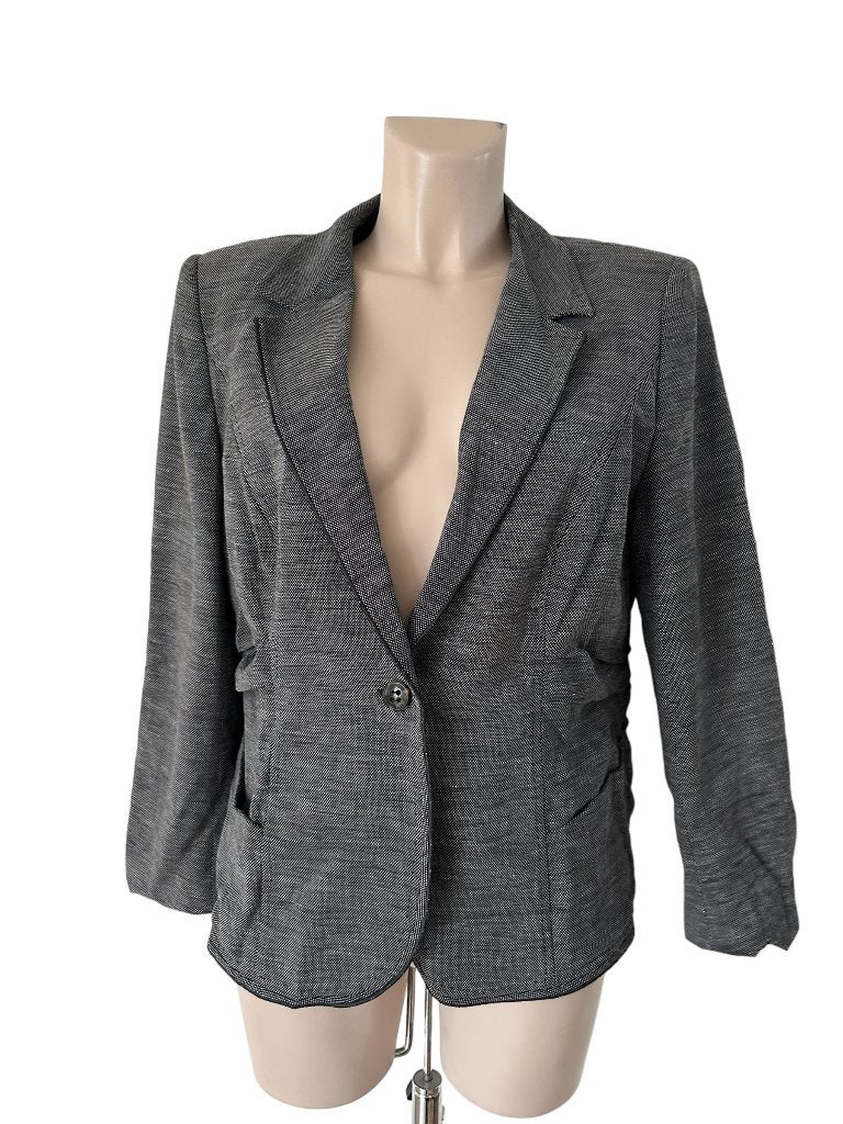 Escada blazer XXL, Maat 46/48 (XL) of groter, Ophalen of Verzenden, Zo goed als nieuw, Grijs