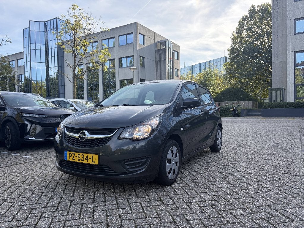 Opel Karl 1.0 Ecoflex 55KW 2017 Grijs, Auto's, Voorwielaandrijving, 839 kg, Stof, 74 pk