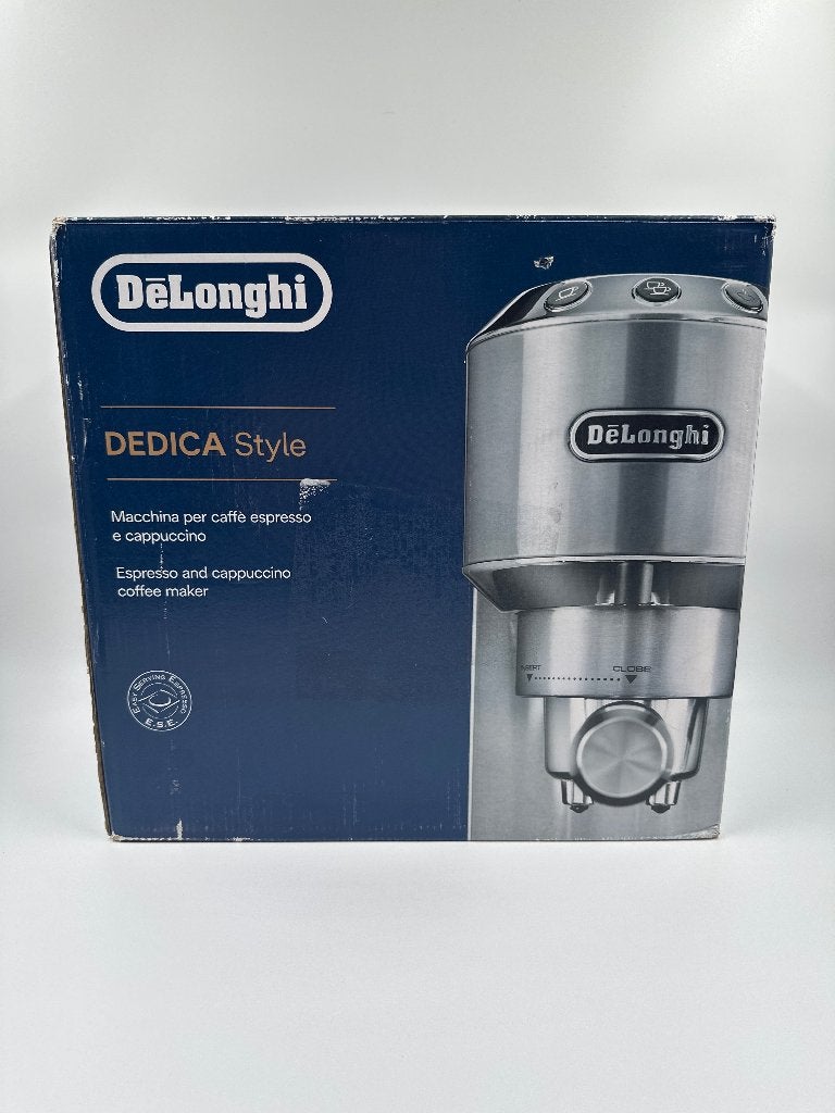 De'Longhi Dedica Style EC685.BK pistonmachine – Zwart, -, Ophalen of Verzenden, Zo goed als nieuw, Afneembaar waterreservoir