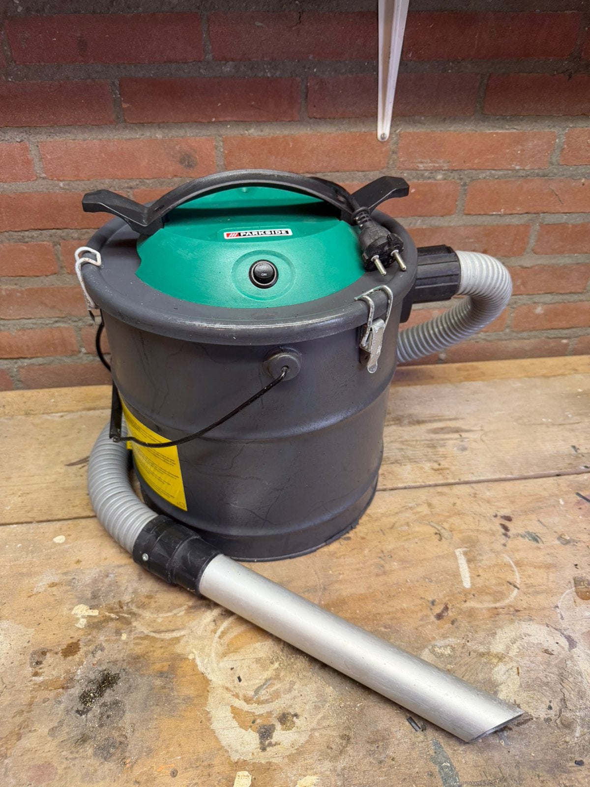 Parkside Ash Cleaner PAS 500 C2 Aszuiger – 500W, Ophalen, Zo goed als nieuw