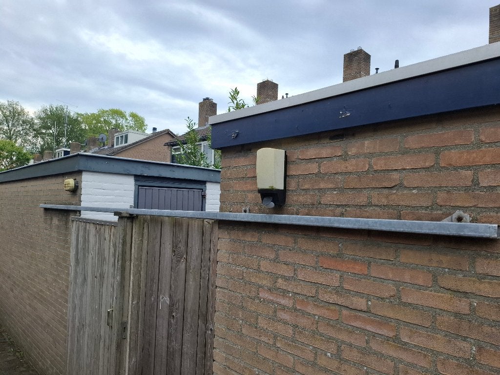 Staldeur, houten schuifdeur buiten., Doe-het-zelf en Verbouw, Deuren en Horren, Ophalen, Gebruikt, 120 cm of meer, Binnendeur