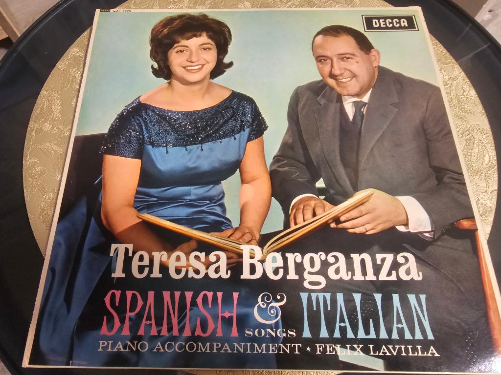 Teresa Berganza – Spanish & Italian Songs, Cd's en Dvd's, Ophalen of Verzenden, Romantiek, Gebruikt, 12 inch