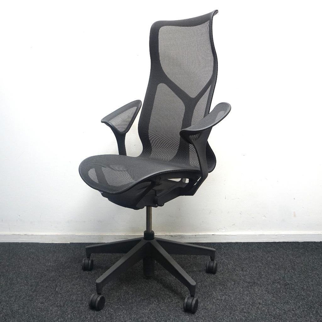 Herman Miller Cosm High Back Bureaustoel | Graphite | Stoel