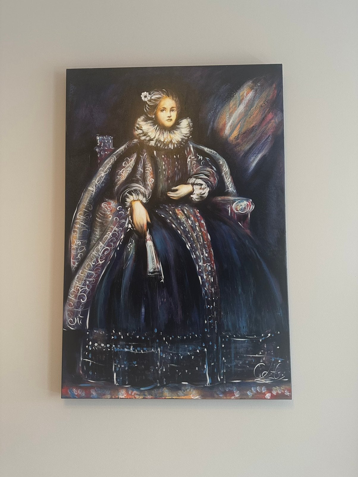 Schilderij misses, Ophalen
