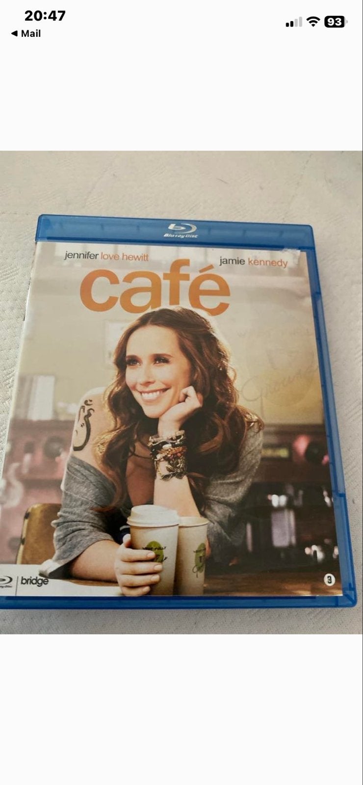 Café Blu-ray met Jennifer Love Hewitt - Drama, Gebruikt, Nederlands, Film, Ophalen of Verzenden