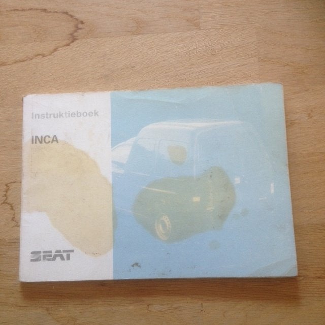 Handleiding Seat Inca 1995 -      Zeer goede conditie     NL, Ophalen of Verzenden