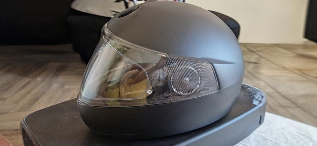 Schuberth C4 Basic Systeemhelm Maat S - Z.G.A.N., Motoren, Ophalen of Verzenden, Tweedehands, Systeemhelm, Overige merken