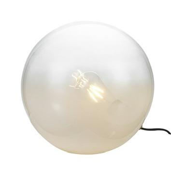 Tafellamp Finn - wit vervaagd glas - Karwei - 3 stuks, Ophalen, Zo goed als nieuw, Glas, Minder dan 50 cm