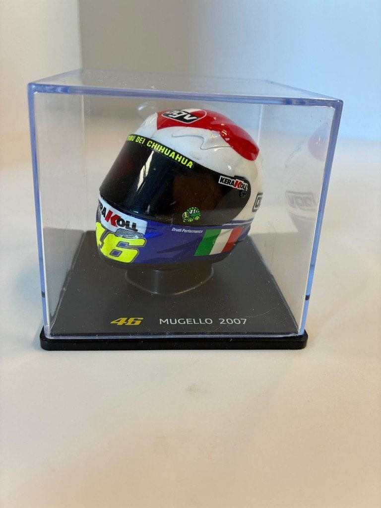 69721: Helm - MotoGP - Valentino Rossi - Mugello 2007 - 1:5, Overige typen, Zo goed als nieuw, Bachsatztstr. 54 D 72131 Ofterdingen, Germany