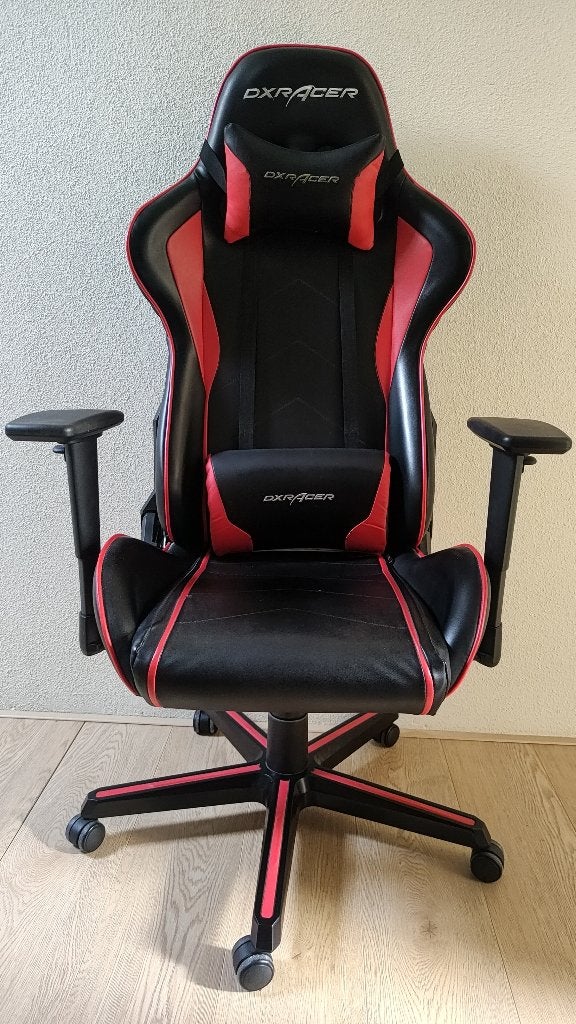 Gaming stoel DXRACER, Huis en Inrichting, Ophalen, Zwart, Zo goed als nieuw, Gaming bureaustoel