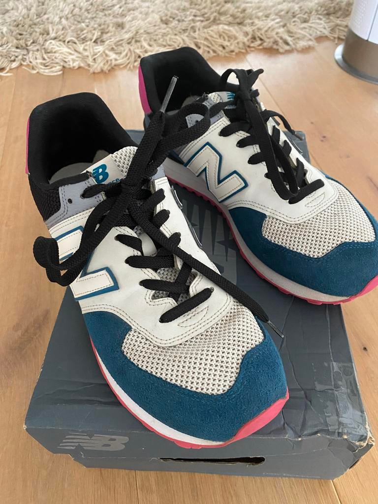 New Balance 574 sneakers -, Ophalen of Verzenden, Gedragen, Blauw, Sneakers of Gympen