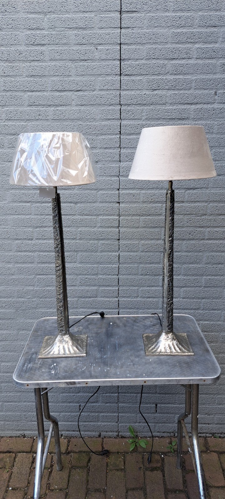 een set vandeheg design lampen, Ophalen, Overige merken, Met schakelaar, Natuurlijk materiaal