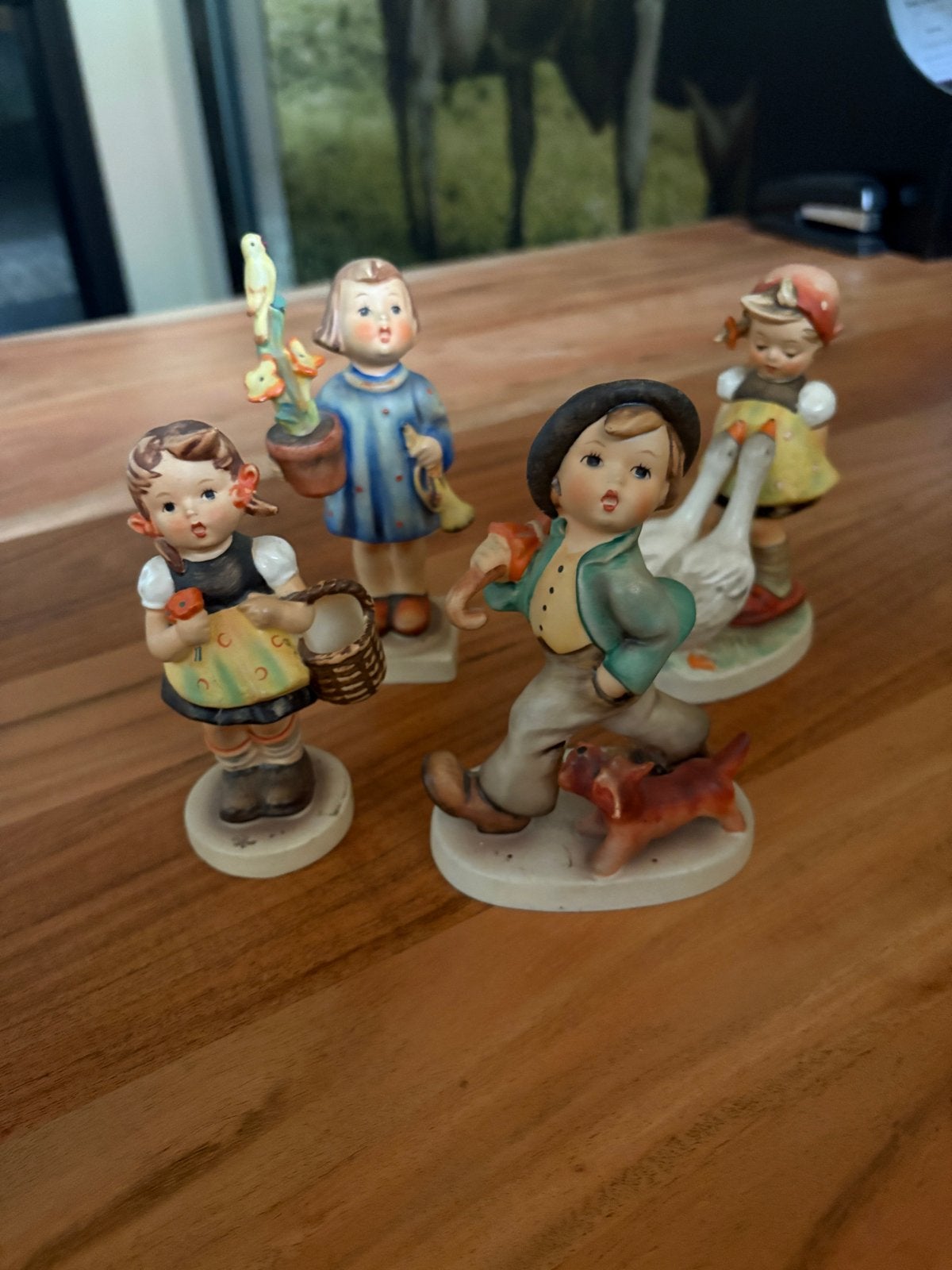 4 Goebel Hummels voor verzamelaars - Vintage Beeldjes, Ophalen of Verzenden, Gebruikt, Hummel