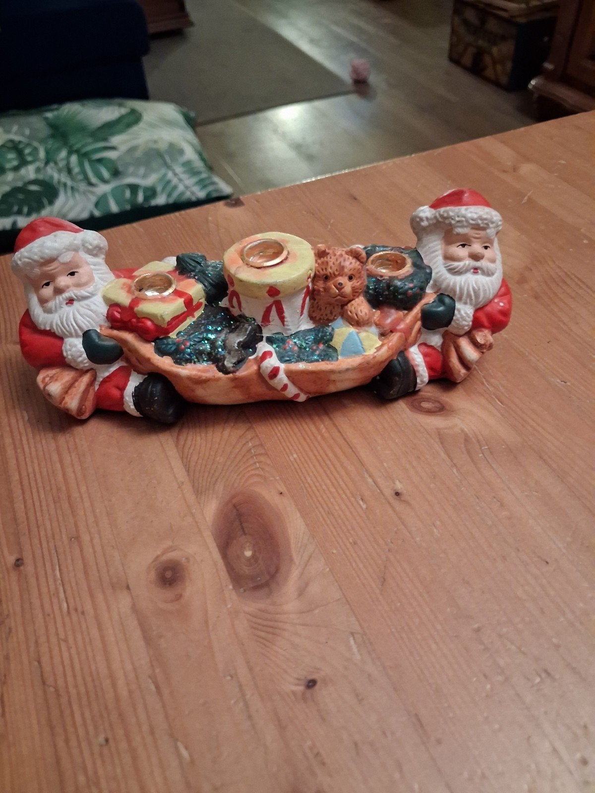 Kerst kaarsenhouder, Diversen, Ophalen of Verzenden, Gebruikt