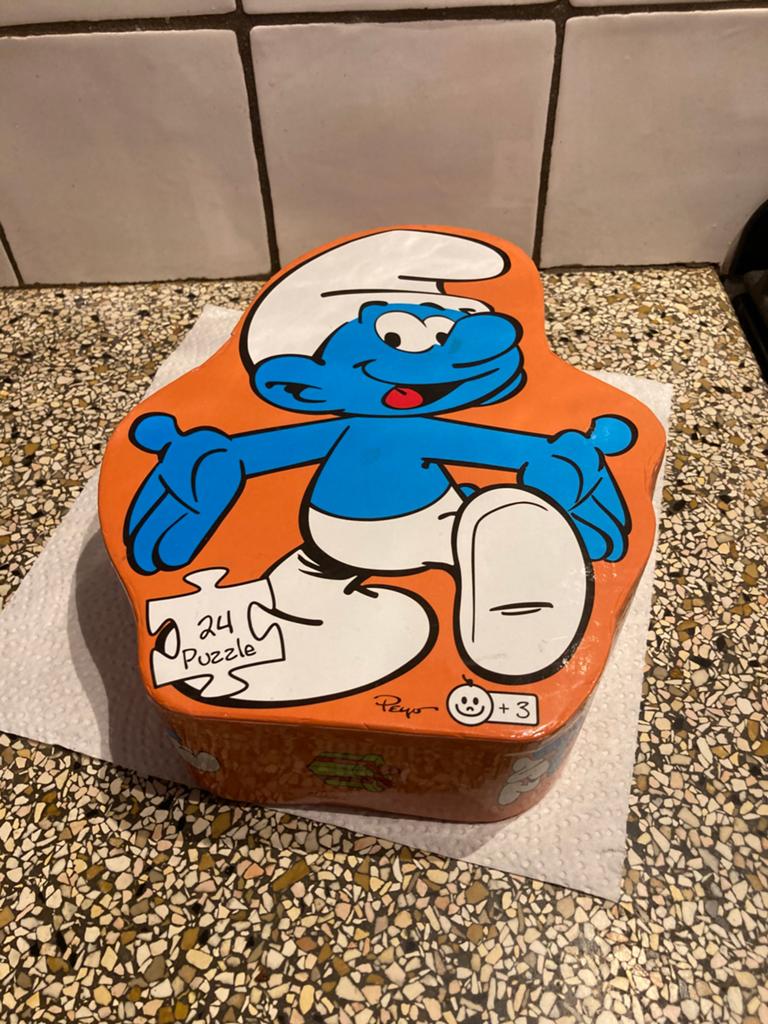 Puzzel smurfen, Ophalen of Verzenden, Zo goed als nieuw, Verschillende Smurfen, Overige typen