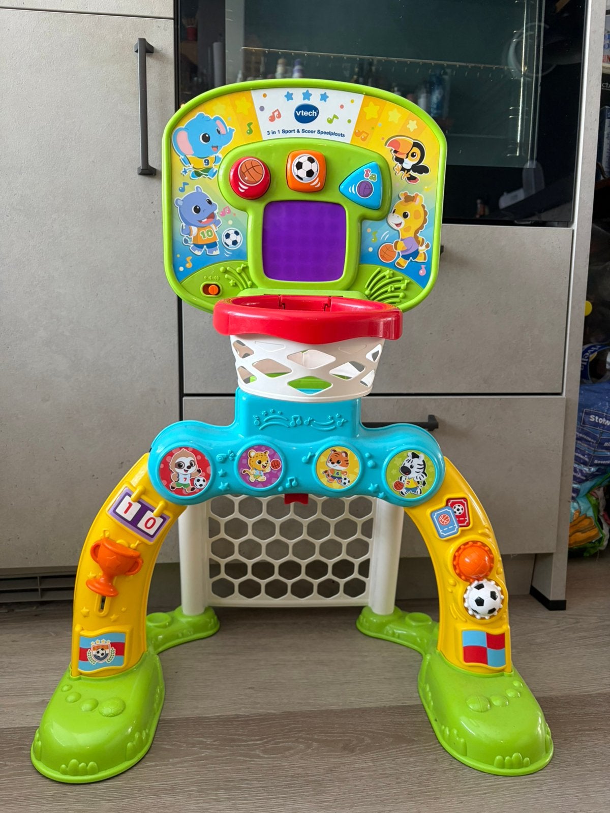 Vtech 3 in 1 sport & scoor speelgoed, Ophalen, Gebruikt, 6 maanden tot 2 jaar